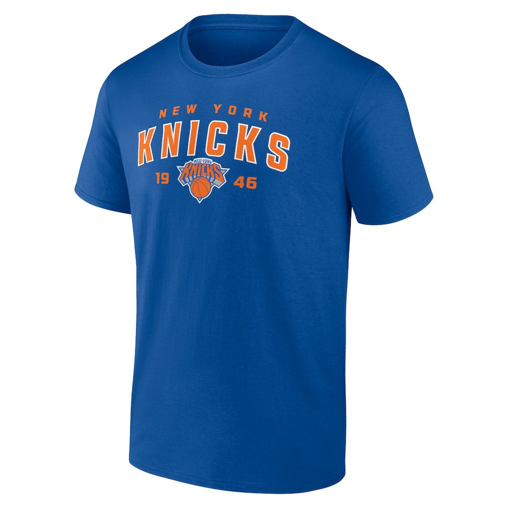 New York Knicks Rebel Logo T-Shirt Blue