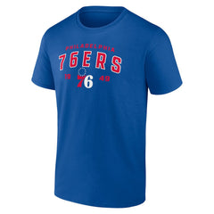 Philadelphia 76ers Rebel Logo T-Shirt Royal