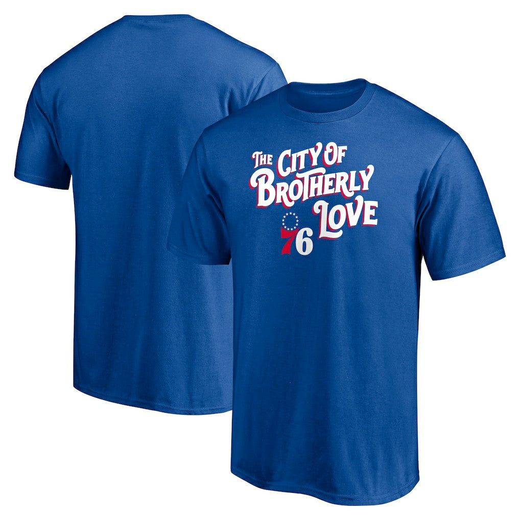 Philadelphia 76ers Push Ahead T-Shirt Royal