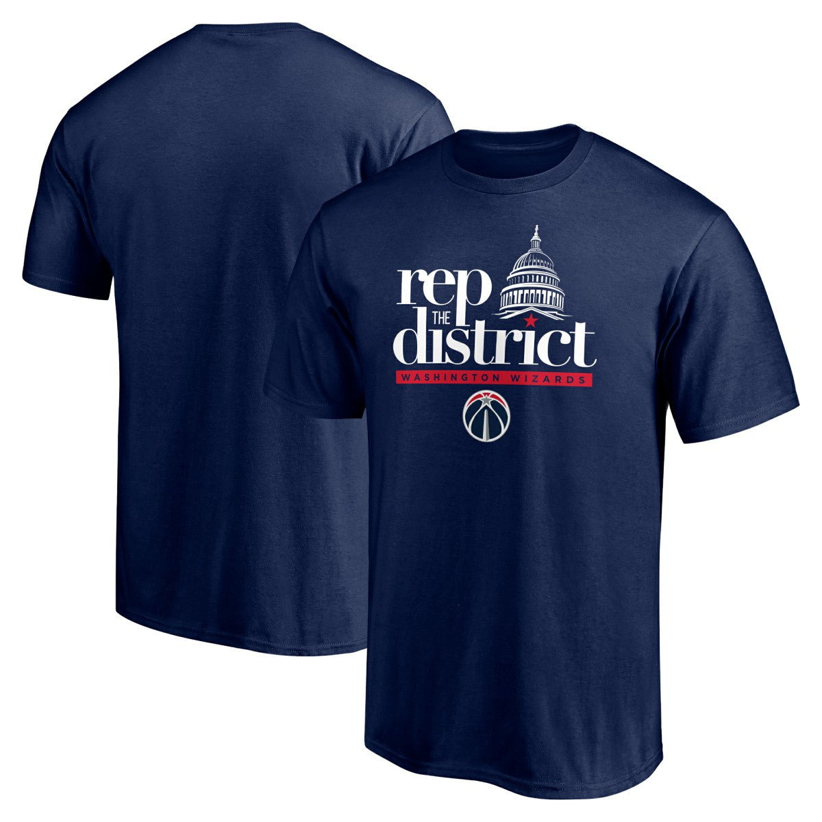 Washington Wizards Push Ahead T-Shirt Navy