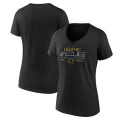 Memphis Grizzlies Women's Core Hometown Launch V-Neck T-Shirt Black