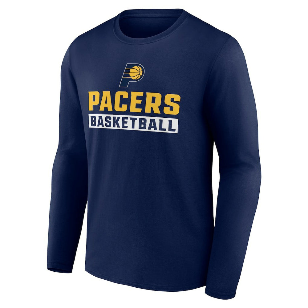 Indiana Pacers Let's Go Long Sleeve T-Shirt Navy