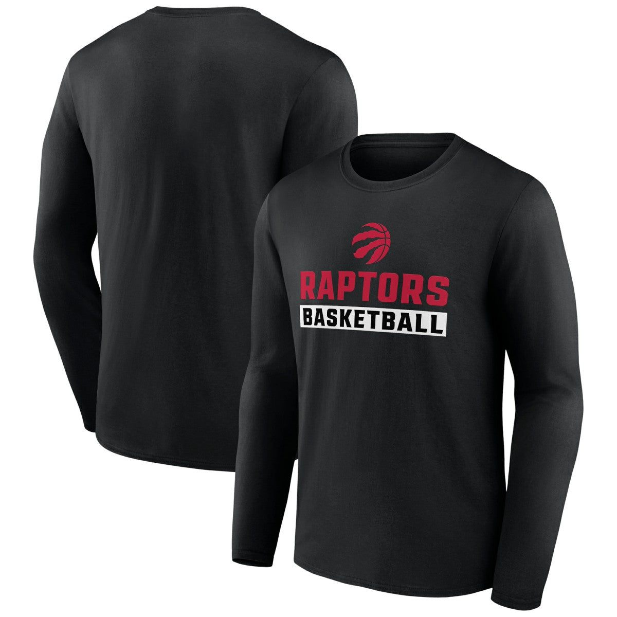 Toronto Raptors Let's Go Long Sleeve T-Shirt Black