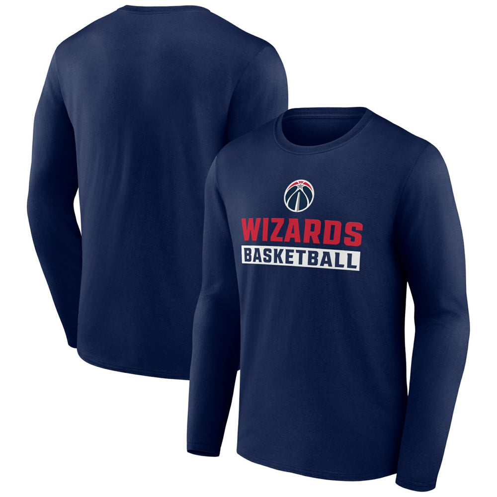 Washington Wizards Let's Go Long Sleeve T-Shirt Navy
