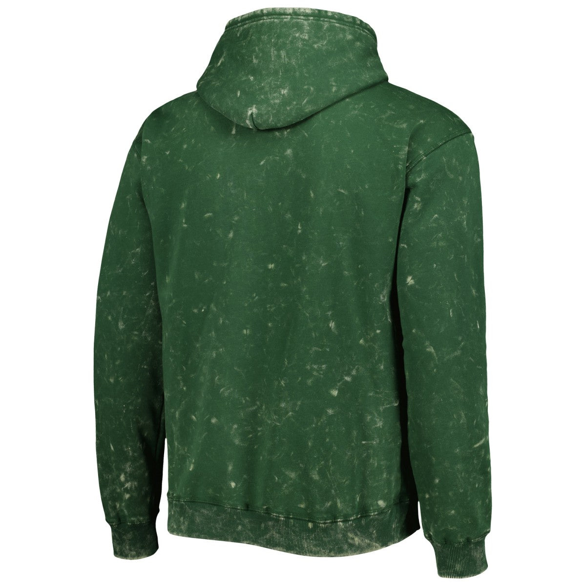 Milwaukee Bucks The Wild Collective Unisex Tonal Acid Wash Pullover Hoodie Hunter Green