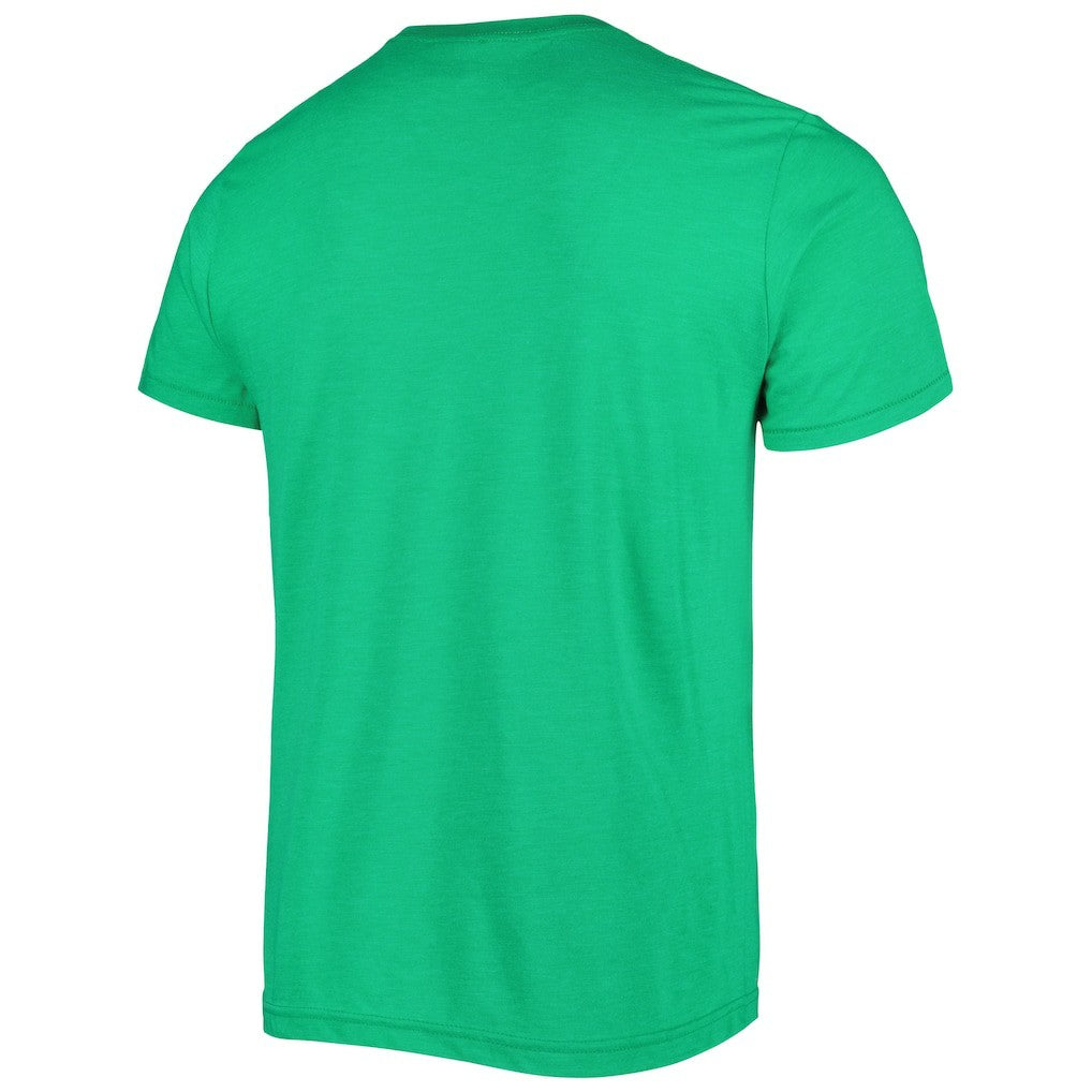 Joe Namath New York Jets Homage Unisex Unisex Caricature Retired Player Tri-Blend T-Shirt Heather Green