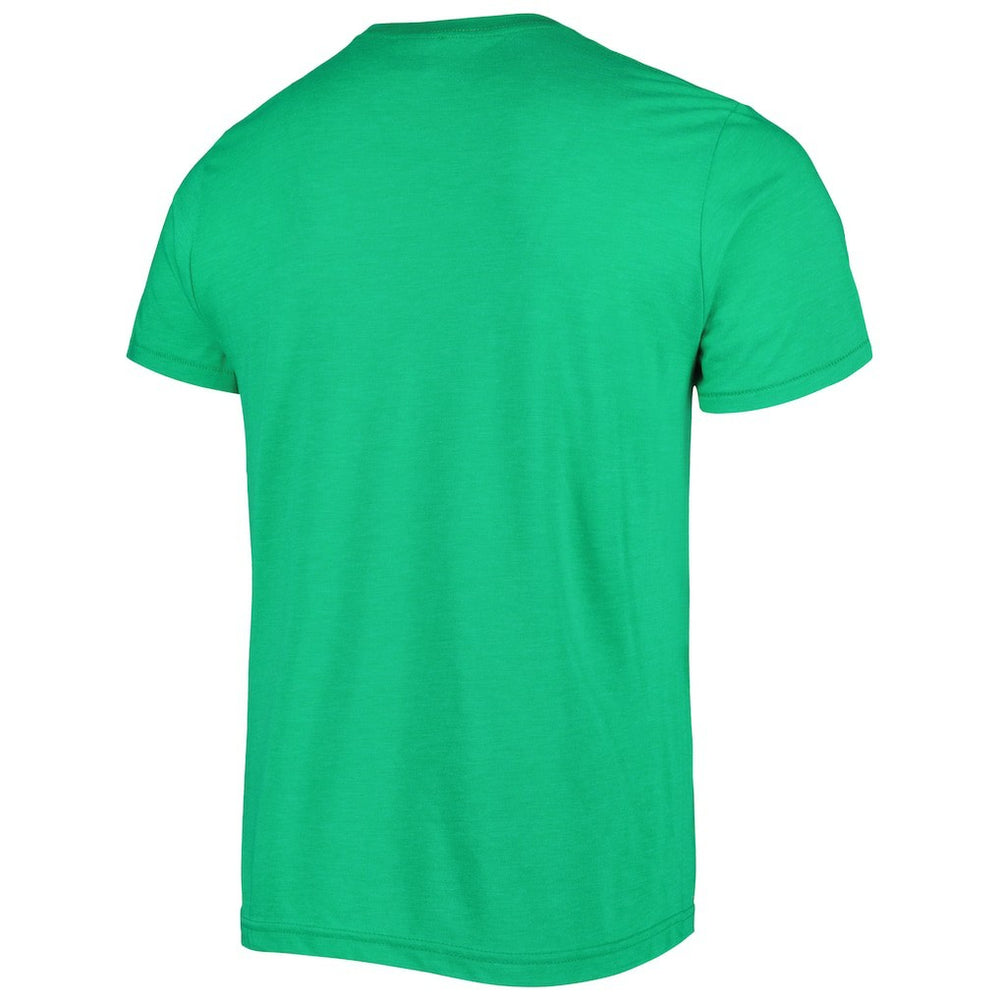 Joe Namath New York Jets Homage Unisex Unisex Caricature Retired Player Tri-Blend T-Shirt Heather Green