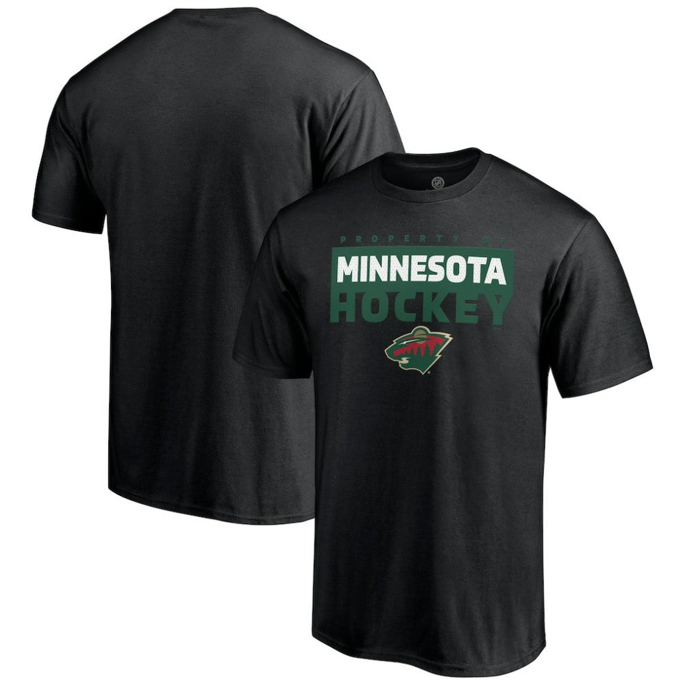NHL Minnesota Wild Gain Ground T-Shirt - Black