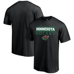 NHL Minnesota Wild Gain Ground T-Shirt - Black