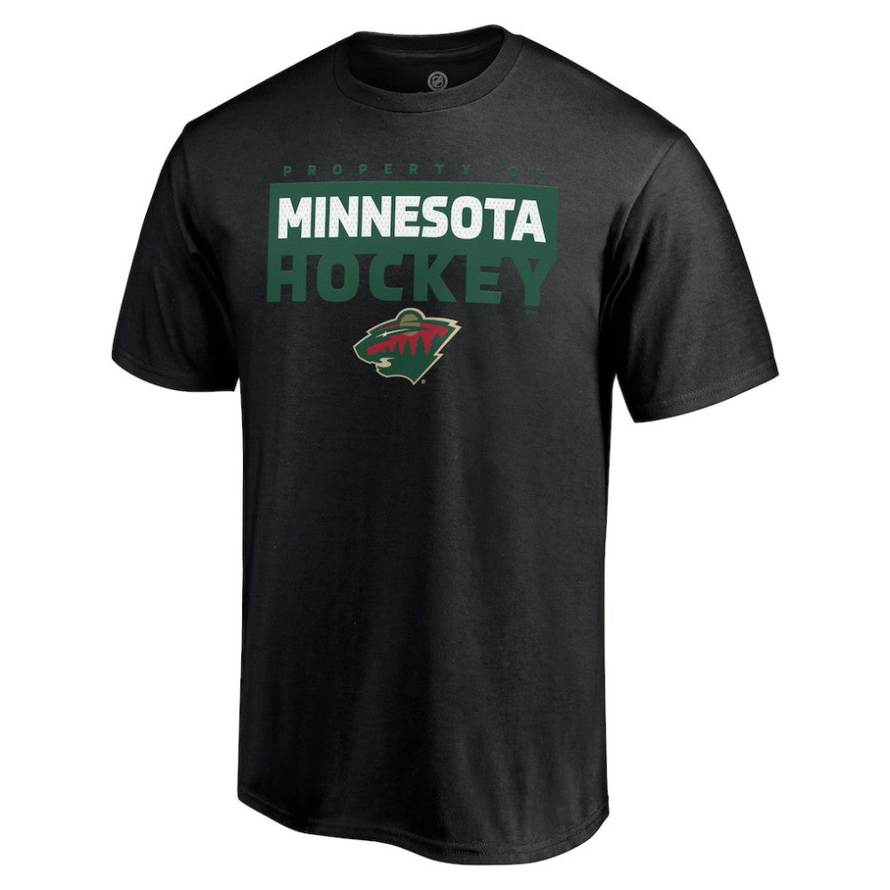 NHL Minnesota Wild Gain Ground T-Shirt - Black