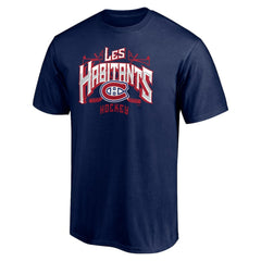 NHL Montreal Canadiens Hometown Collection Push Ahead T-Shirt - Navy