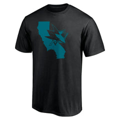 NHL San Jose Sharks Hometown Collection Push Ahead T-Shirt - Black
