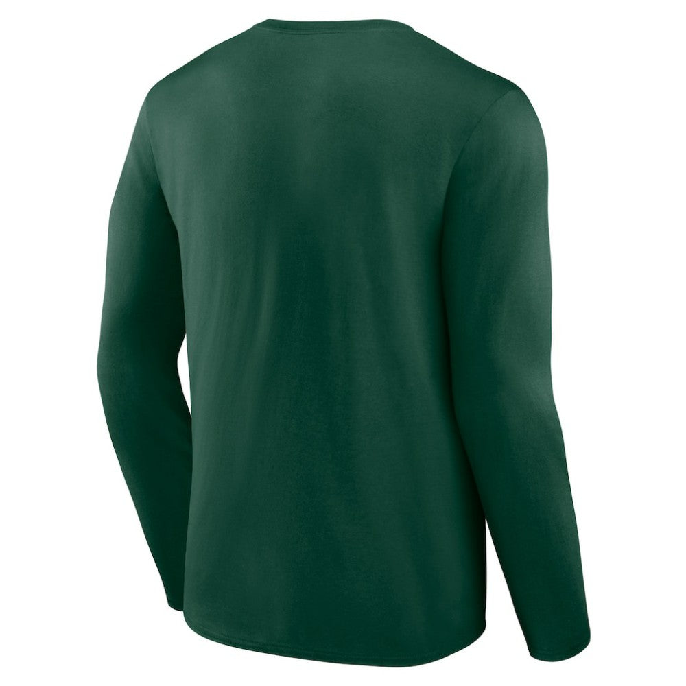 NHL Minnesota Wild Team Covert Long Sleeve T-Shirt - Green
