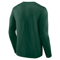 NHL Minnesota Wild Team Covert Long Sleeve T-Shirt - Green