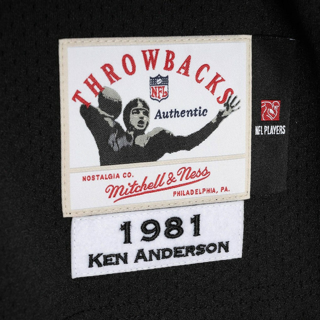 Ken Anderson Cincinnati Bengals 1981 Authentic Throwback Retired Player Jersey Black