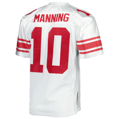 Eli Manning New York Giants 2007 Authentic Throwback Retired Player Jersey White