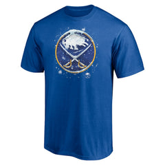 NHL Buffalo Sabres Snow Logo T-Shirt - Royal