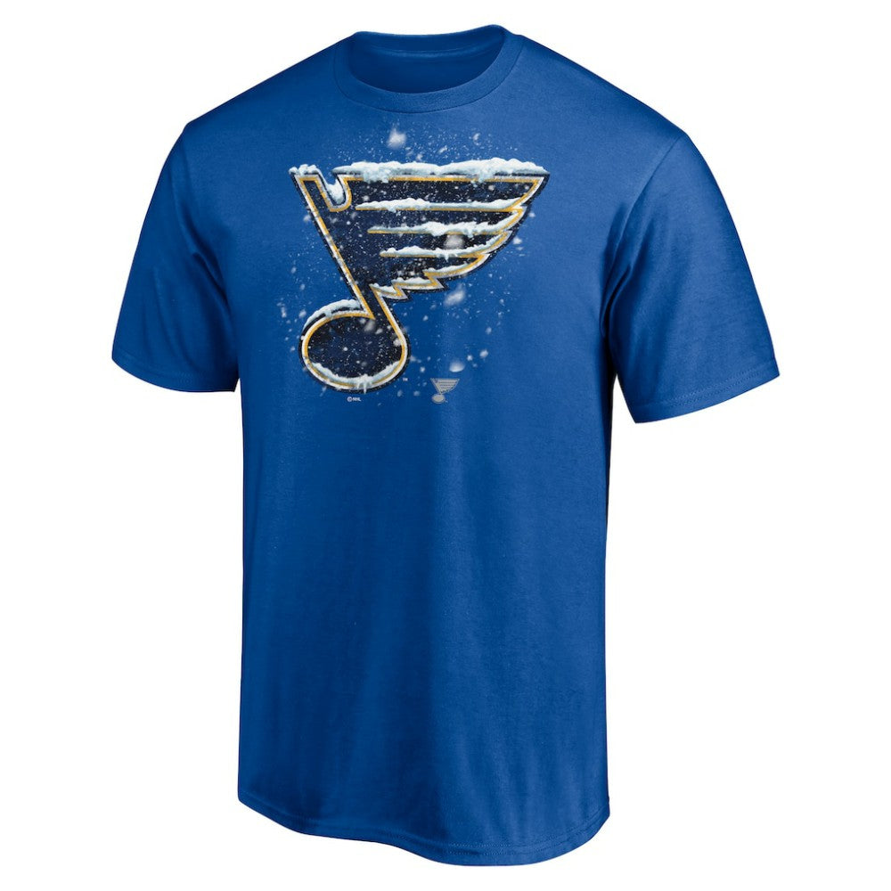 NHL St. Louis Blues Snow Logo T-Shirt - Blue