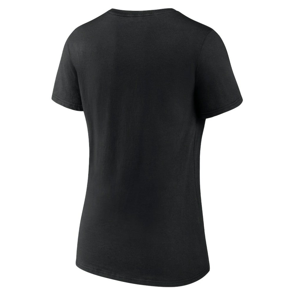 NHL Los Angeles Kings Women's Active Edge V-Neck T-Shirt - Black