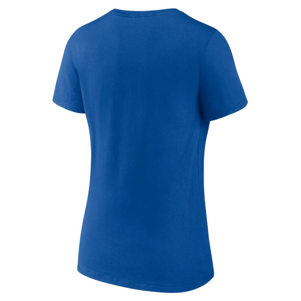 NHL New York Rangers Women's Active Edge V-Neck T-Shirt - Blue