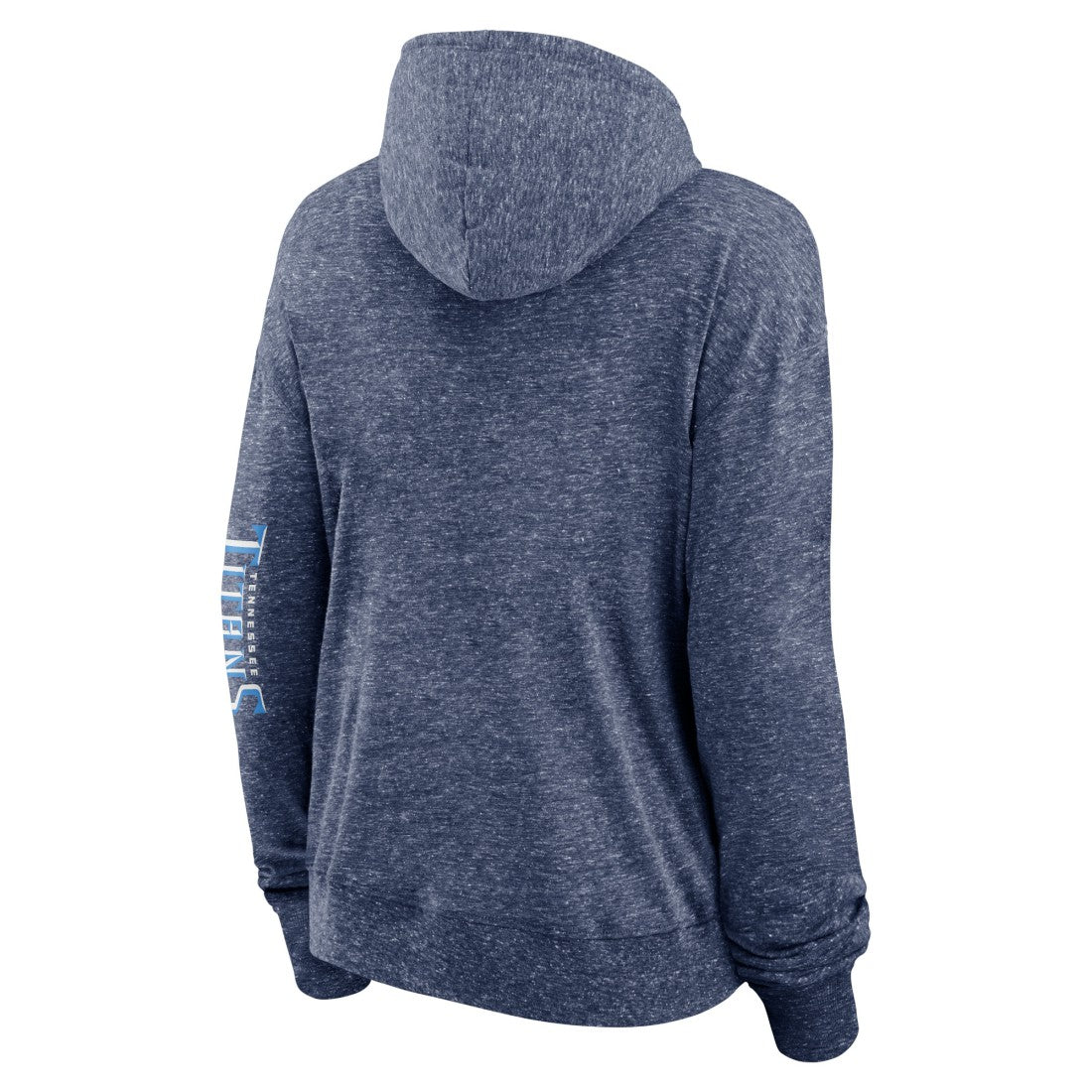 Tennessee Titans Women's Opening Coin Flip Lightweight Full-Zip Hoodie Heather Navy