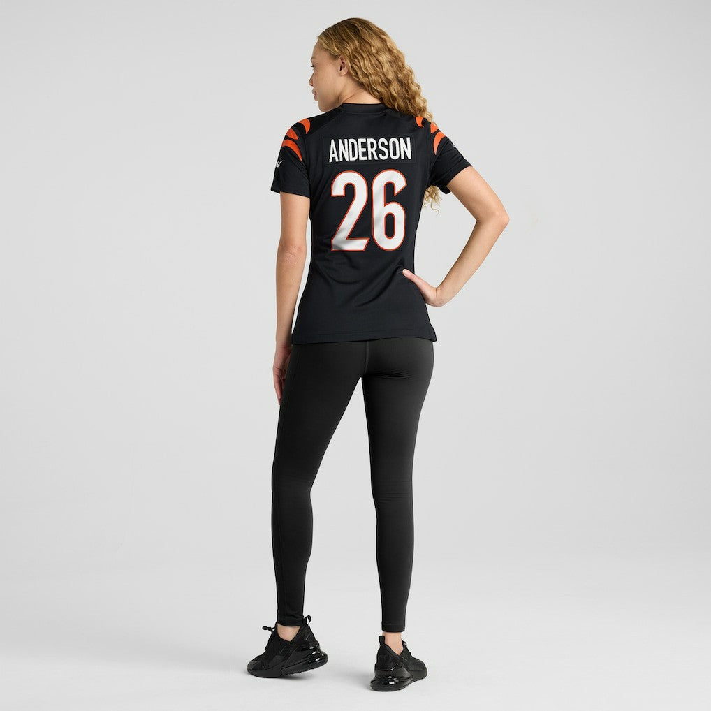 Tycen Anderson Cincinnati Bengals Women's Game Player Jersey Black