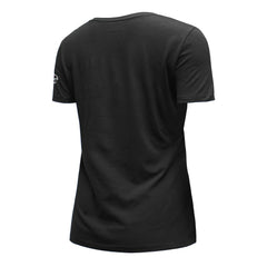 Atlanta Falcons New Era Women's Dirty Birds Kickoff V-Neck T-Shirt Black