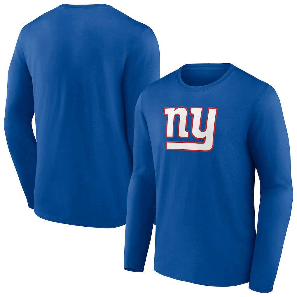 New York Giants Primary Team Logo Long Sleeve T-Shirt Royal