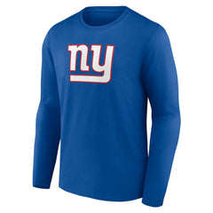 New York Giants Primary Team Logo Long Sleeve T-Shirt Royal