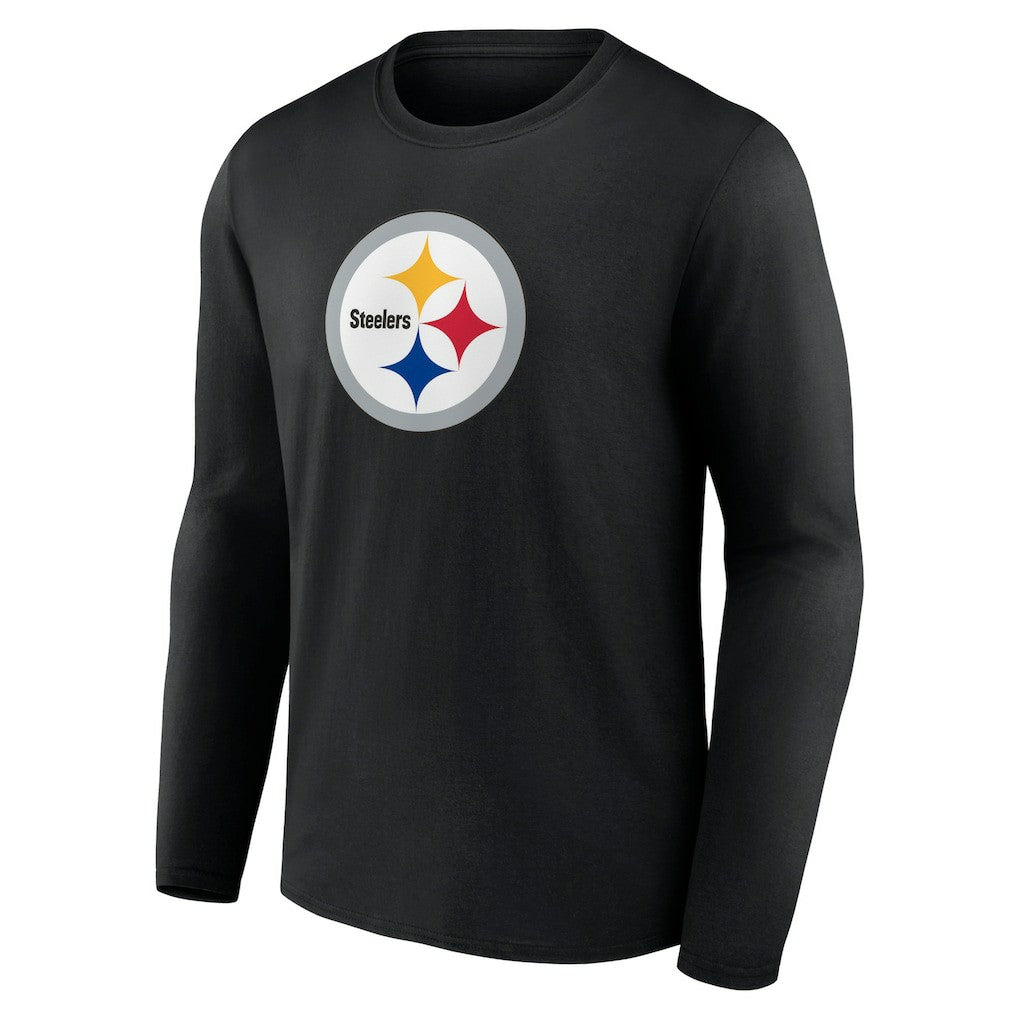 Pittsburgh Steelers Primary Team Logo Long Sleeve T-Shirt Black
