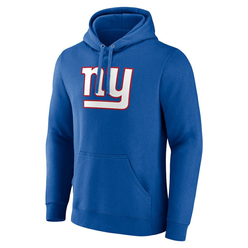 New York Giants Primary Team Logo Fitted Pullover Hoodie Royal