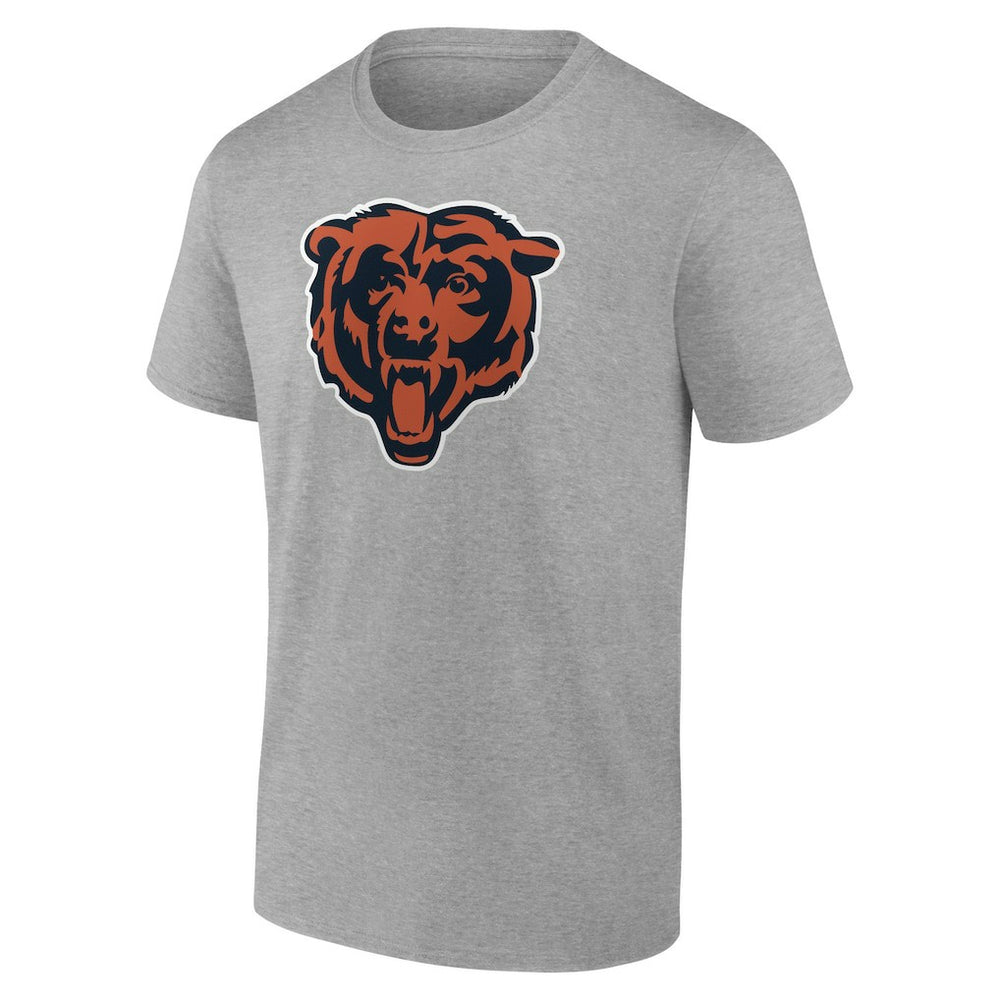 Chicago Bears Primary Logo T-Shirt Heather Gray