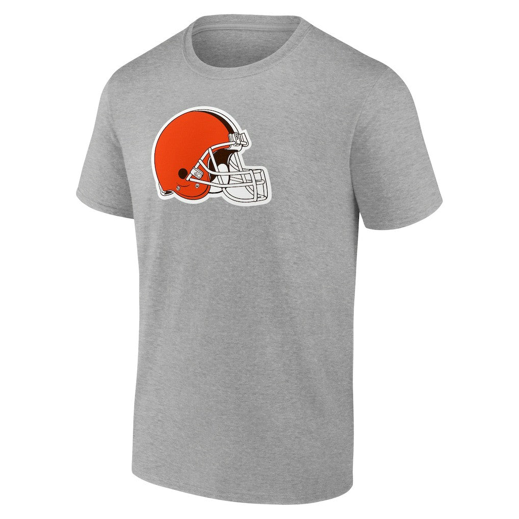 Cleveland Browns Primary Logo T-Shirt Heather Gray