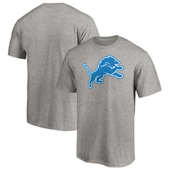 Detroit Lions Primary Logo T-Shirt Heather Gray