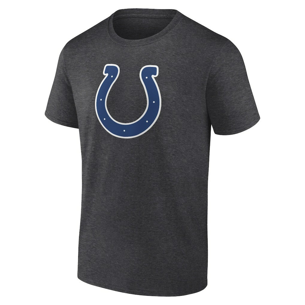 Indianapolis Colts Primary Logo T-Shirt Heather Charcoal