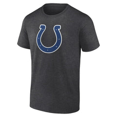 Indianapolis Colts Primary Logo T-Shirt Heather Charcoal