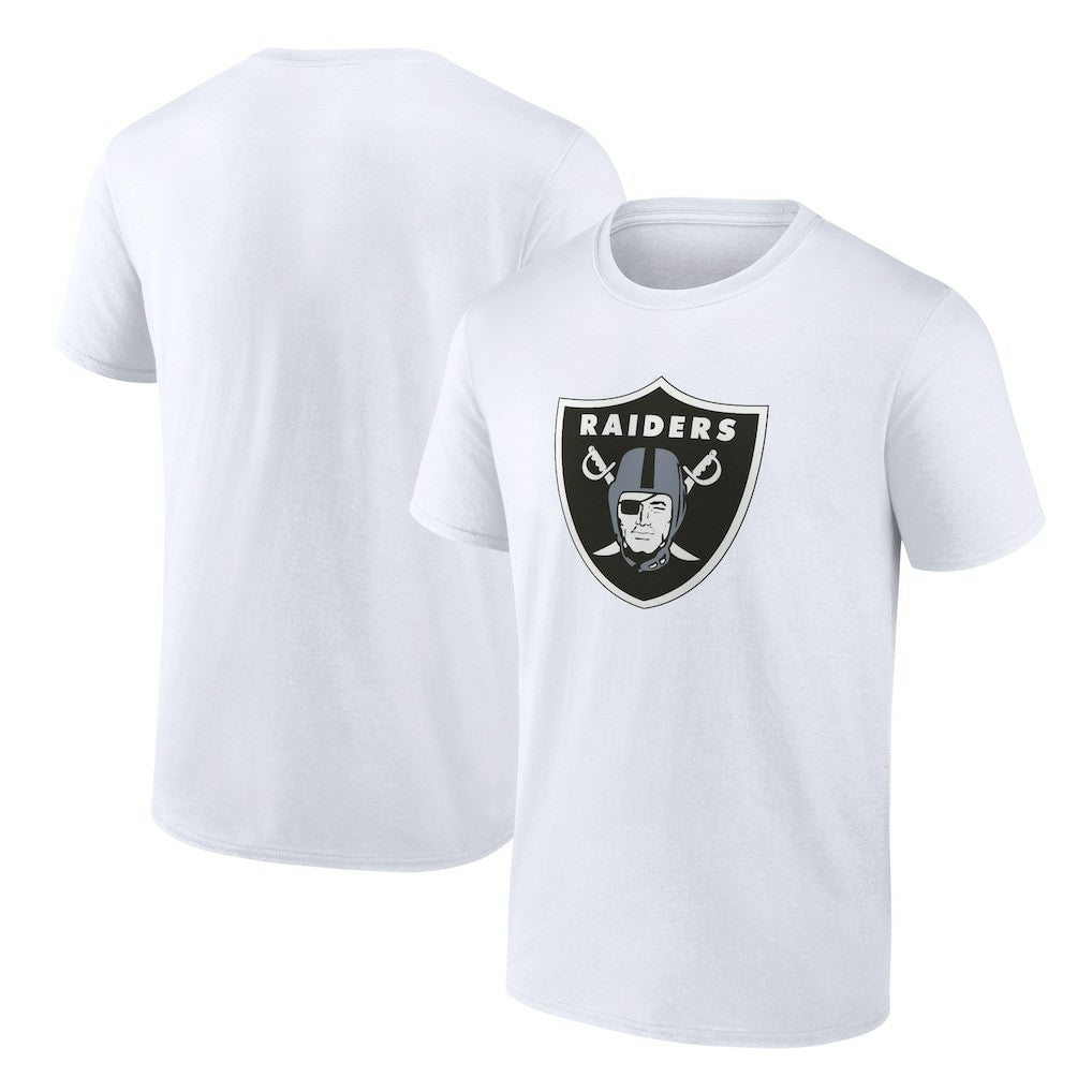 Las Vegas Raiders Primary Logo T-Shirt White