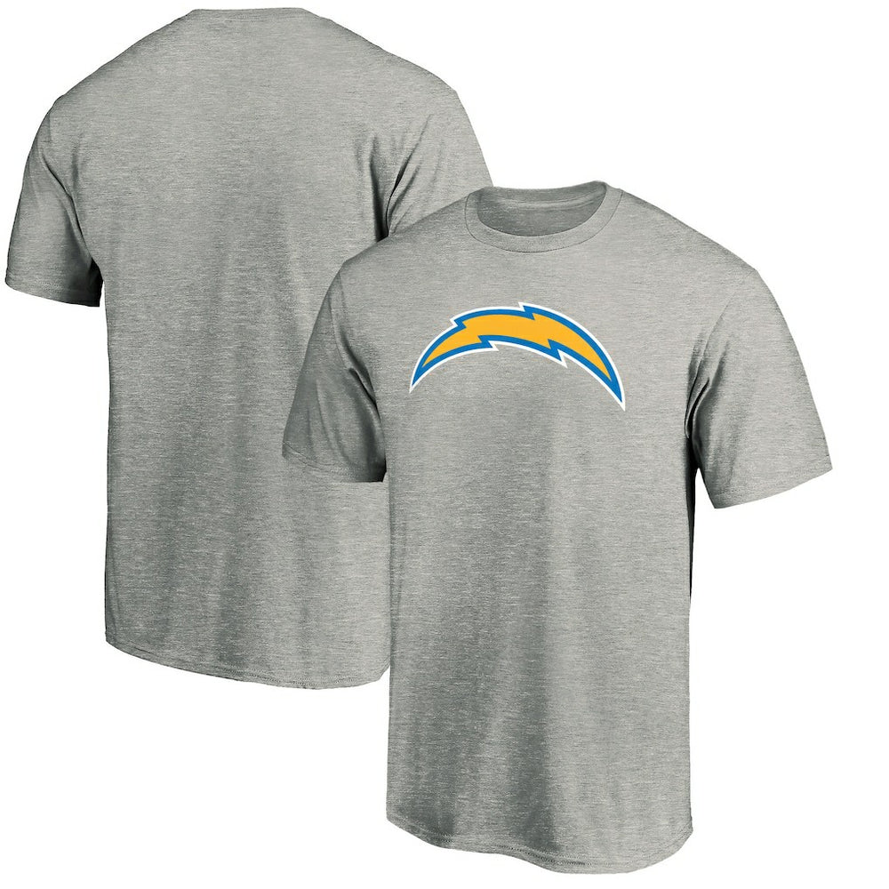 Los Angeles Chargers Primary Logo T-Shirt Heather Gray