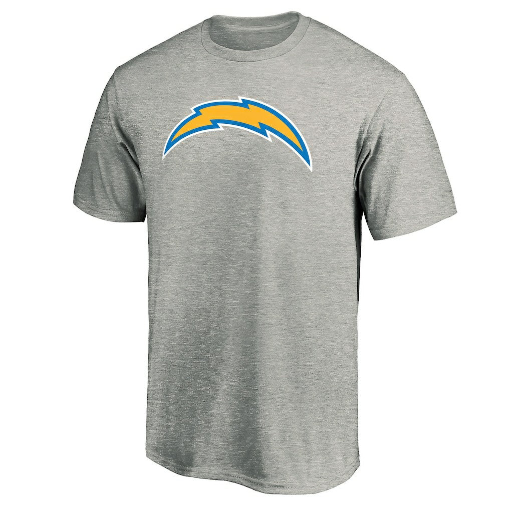 Los Angeles Chargers Primary Logo T-Shirt Heather Gray