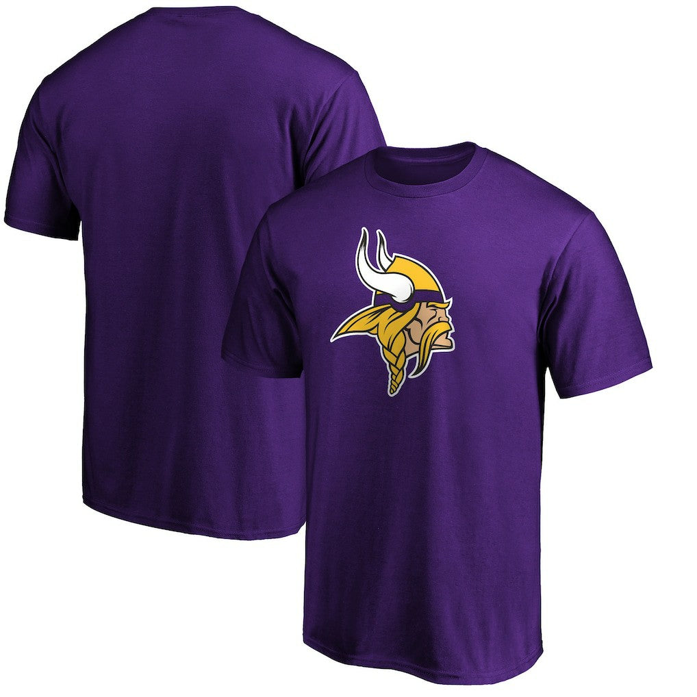 Minnesota Vikings Primary Logo T-Shirt Purple