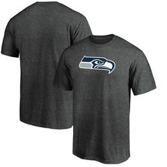 Seattle Seahawks Primary Logo T-Shirt Heather Charcoal