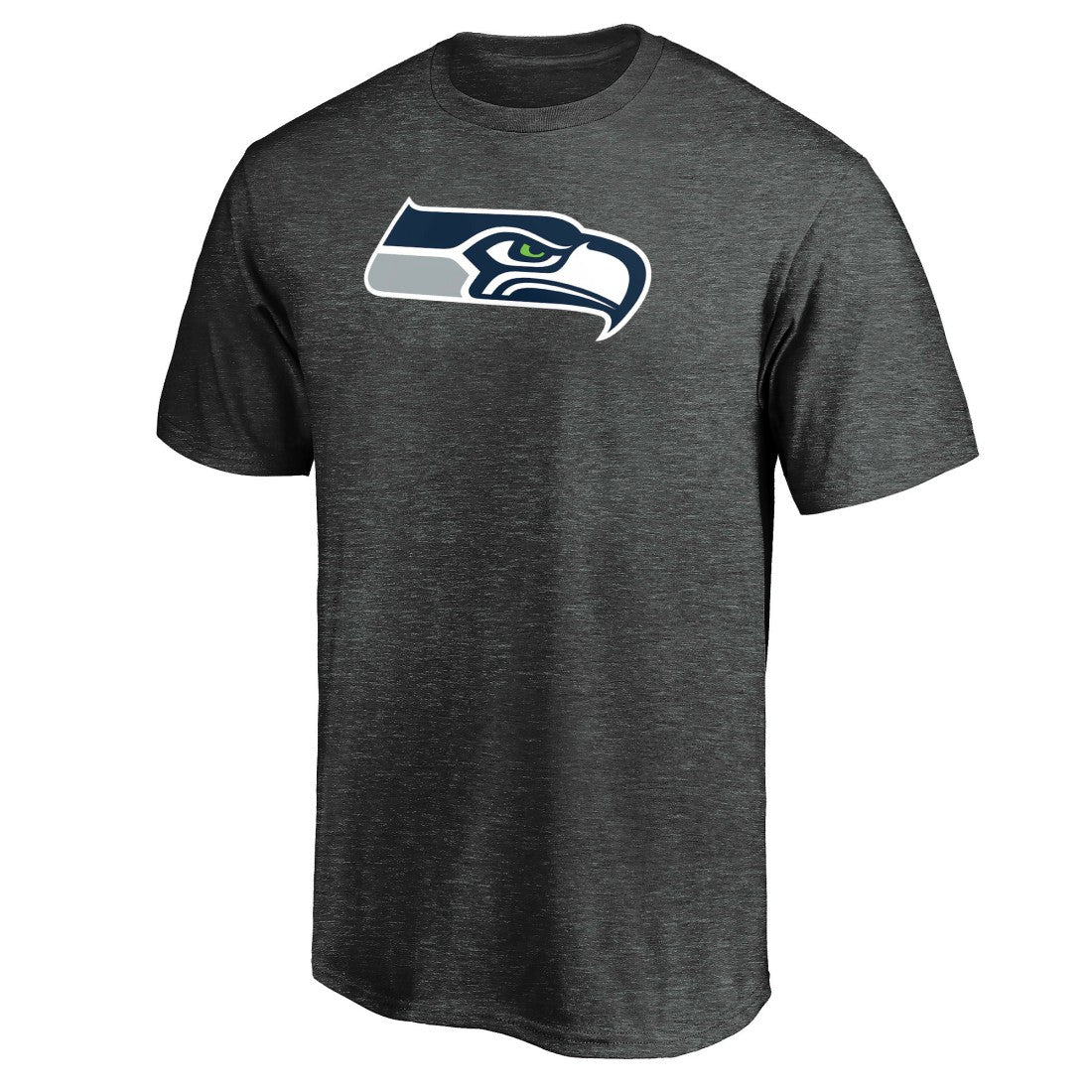 Seattle Seahawks Primary Logo T-Shirt Heather Charcoal
