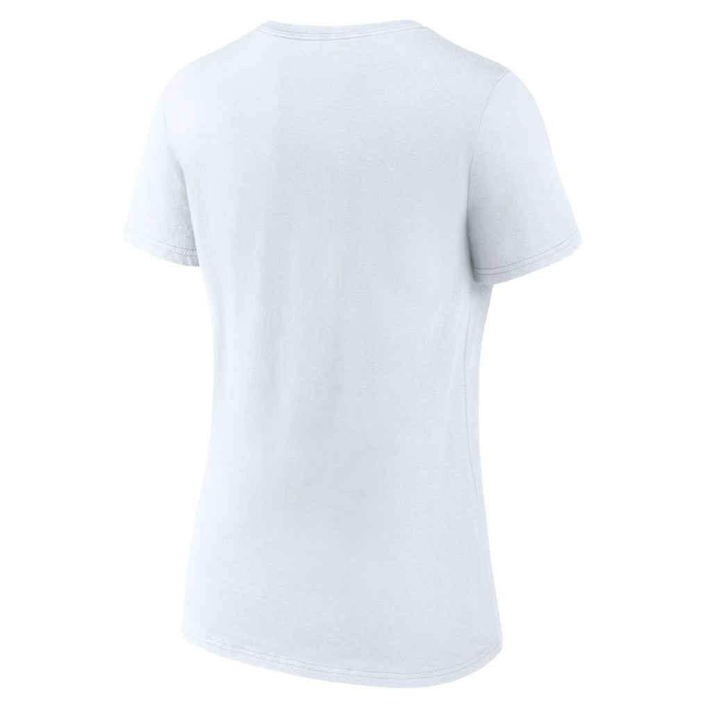 Cincinnati Bengals Women's Primary Team Logo V-Neck T-Shirt White