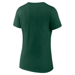 Green Bay Packers Women's Primary Team Logo V-Neck T-Shirt Green