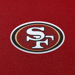 San Francisco 49ers Antigua Victory Chenille Pullover Hoodie Scarlet