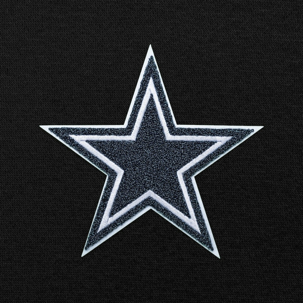 Dallas Cowboys Antigua Victory Chenille Pullover Hoodie Black