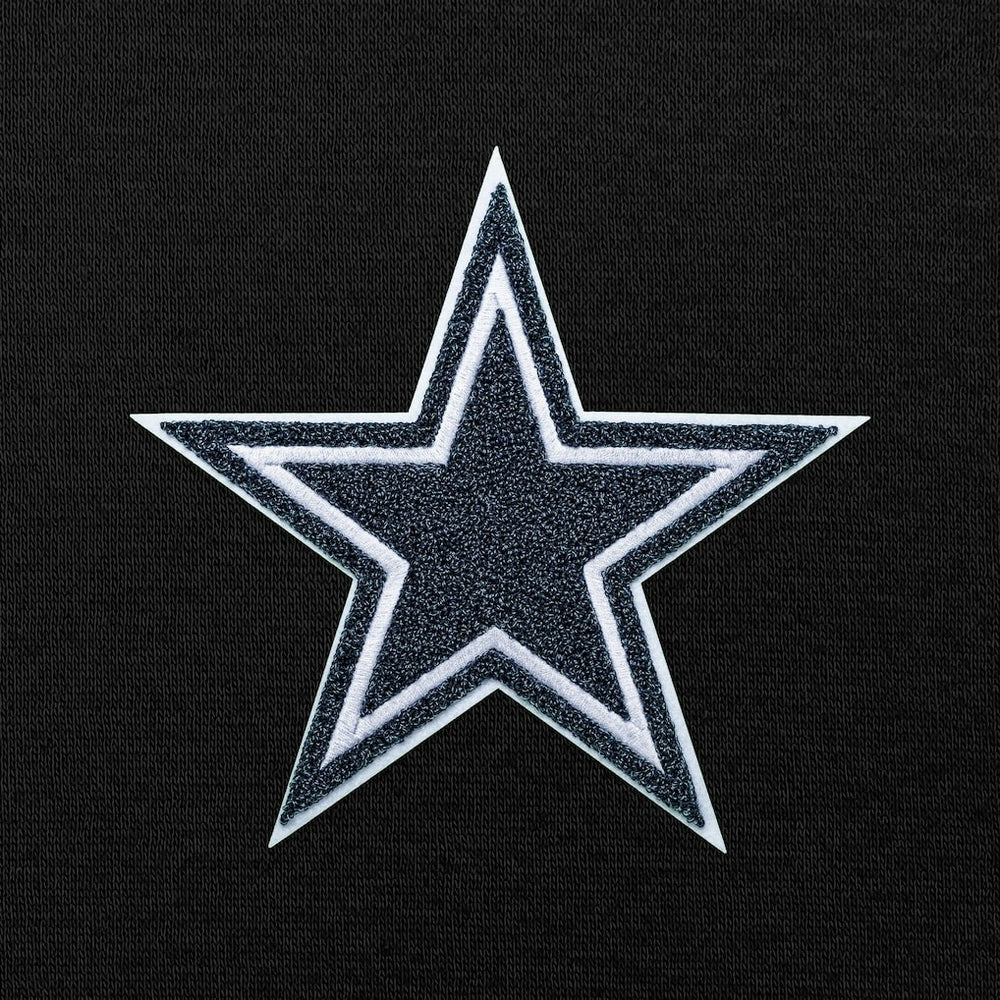 Dallas Cowboys Antigua Victory Chenille Pullover Hoodie Black