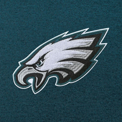 Philadelphia Eagles Antigua Victory Chenille Pullover Hoodie Midnight Green