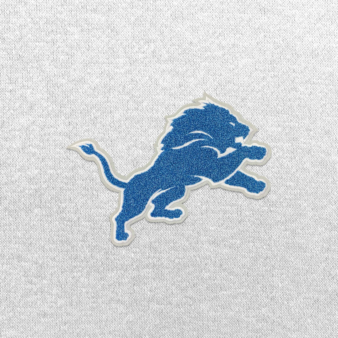 Detroit Lions Antigua Victory Chenille Pullover Hoodie White
