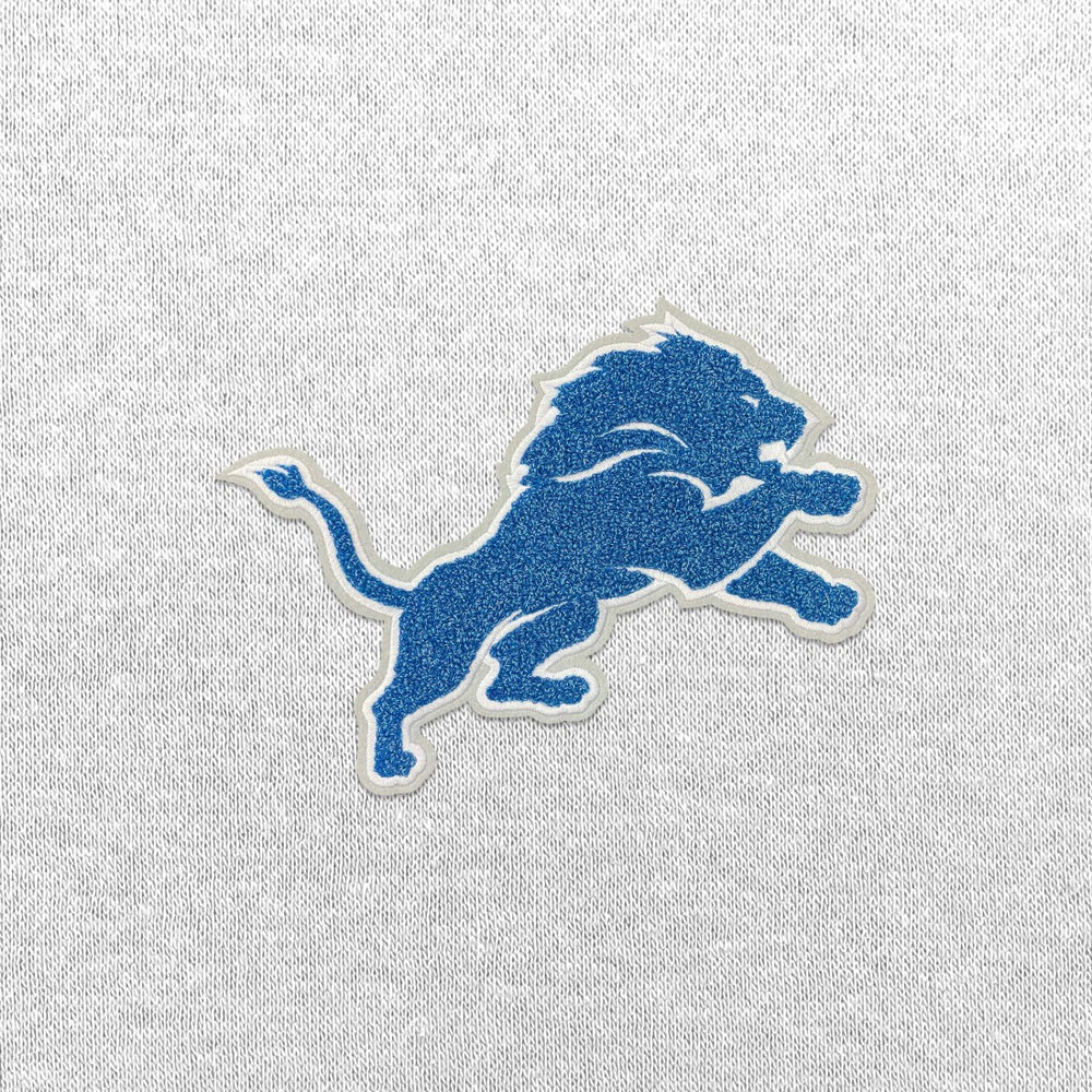Detroit Lions Antigua Victory Chenille Pullover Hoodie White